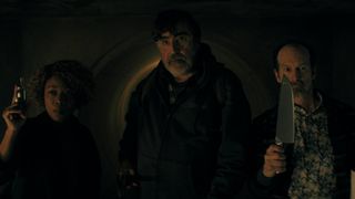 (L to R) Alfre Woodard, Alfred Molina and Dennis O'Hare in The Boroughs 