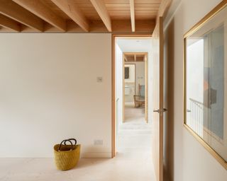 Minimalism and wood at Danish mews house