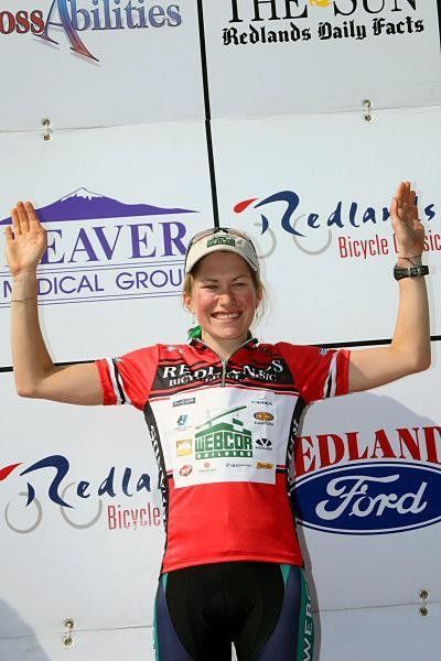 Abbott in the climber's jersey