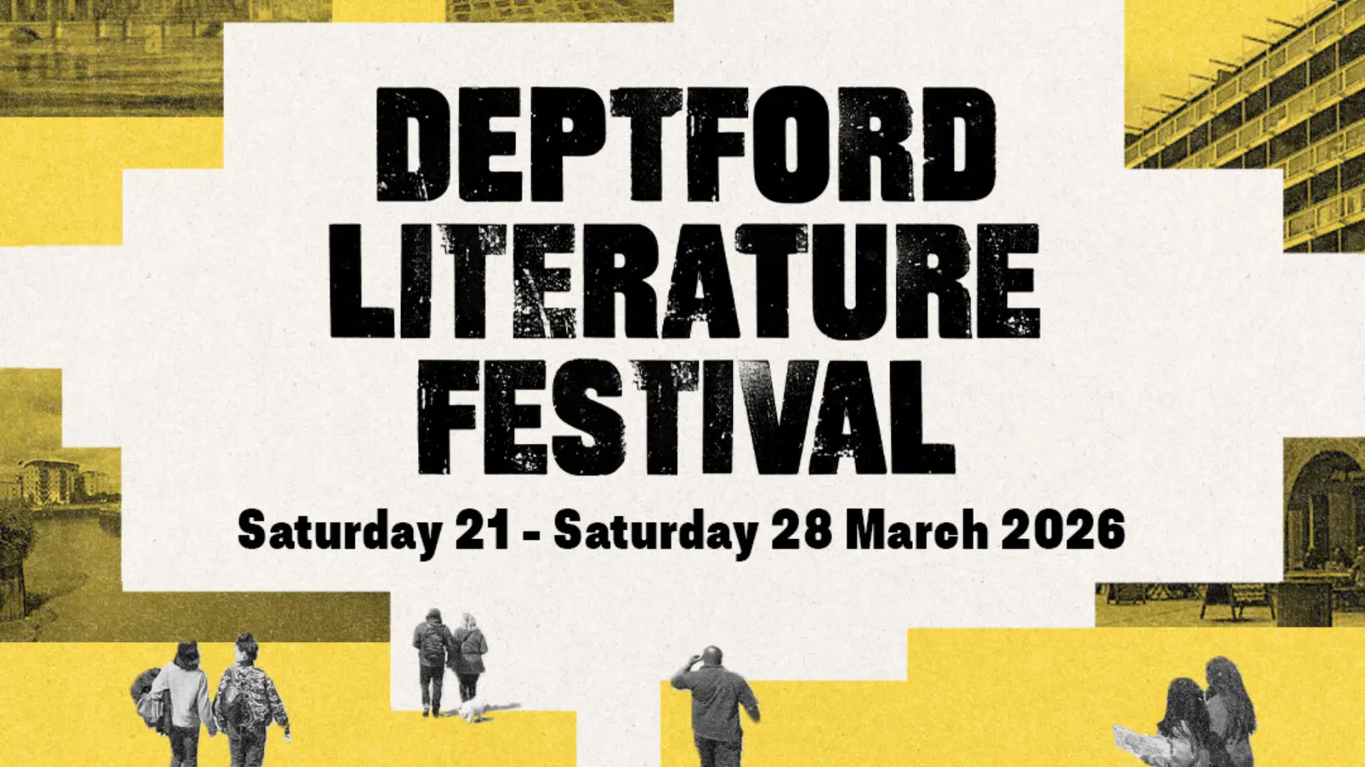 Deptford Literature Festival poster.
