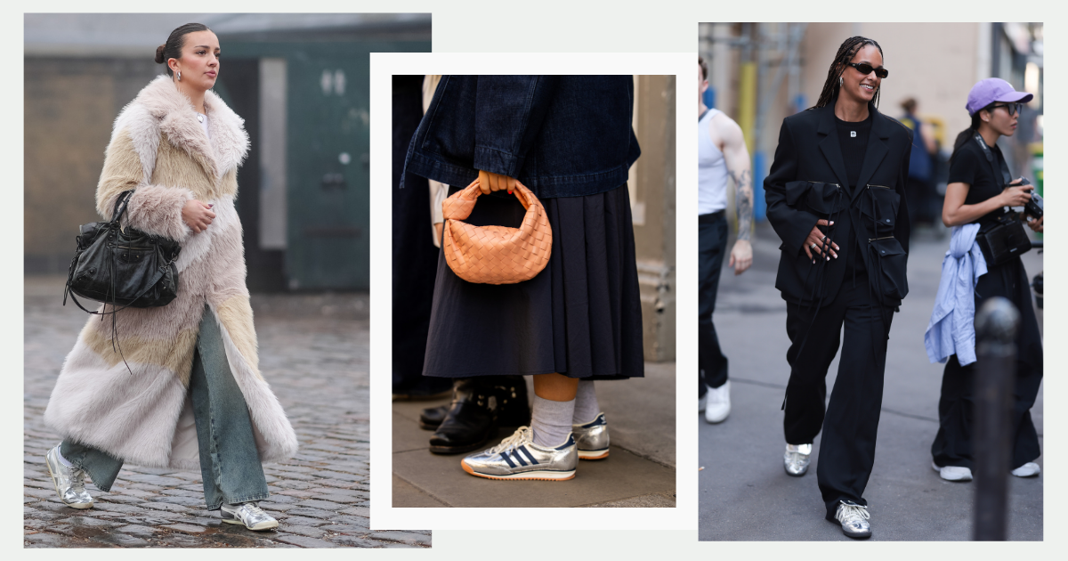 Silver trainers are the fashion editor’s secret to making every outfit cooler