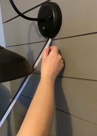 DIY hiding lamp cords