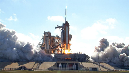 Shuttle Discovery Launches Space Station&#039;s Largest Lab