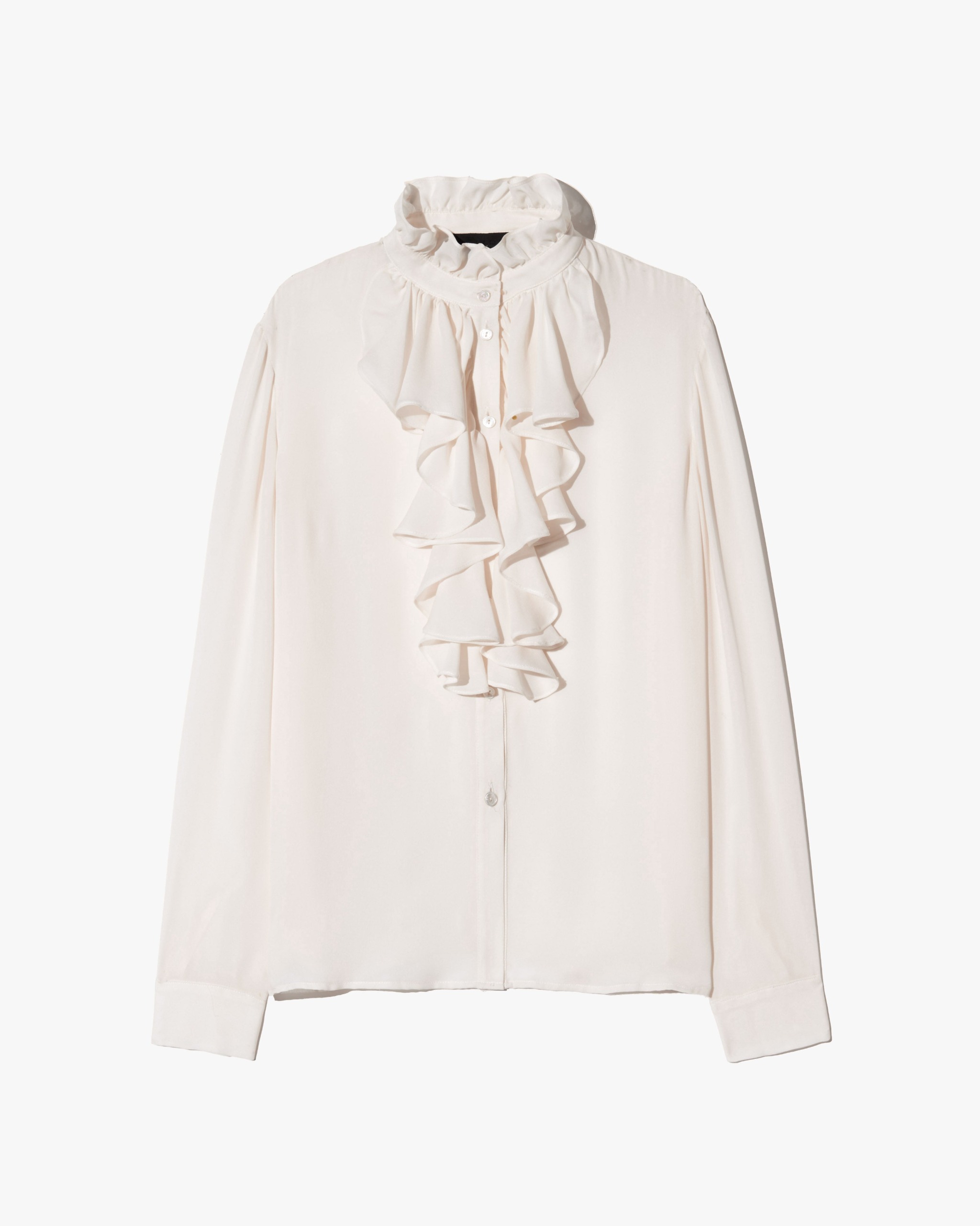 Lily Silk Blouse - Ivory / Xs