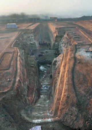 The tomb of Liu Fei, the ruler of the Jiangdu kingdom in the Chinese empire.