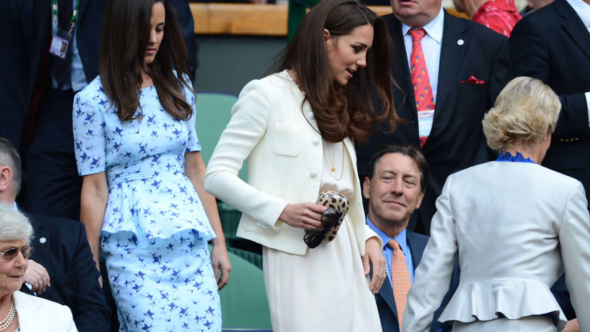 Kate Middleton's loose white Wimbledon dress