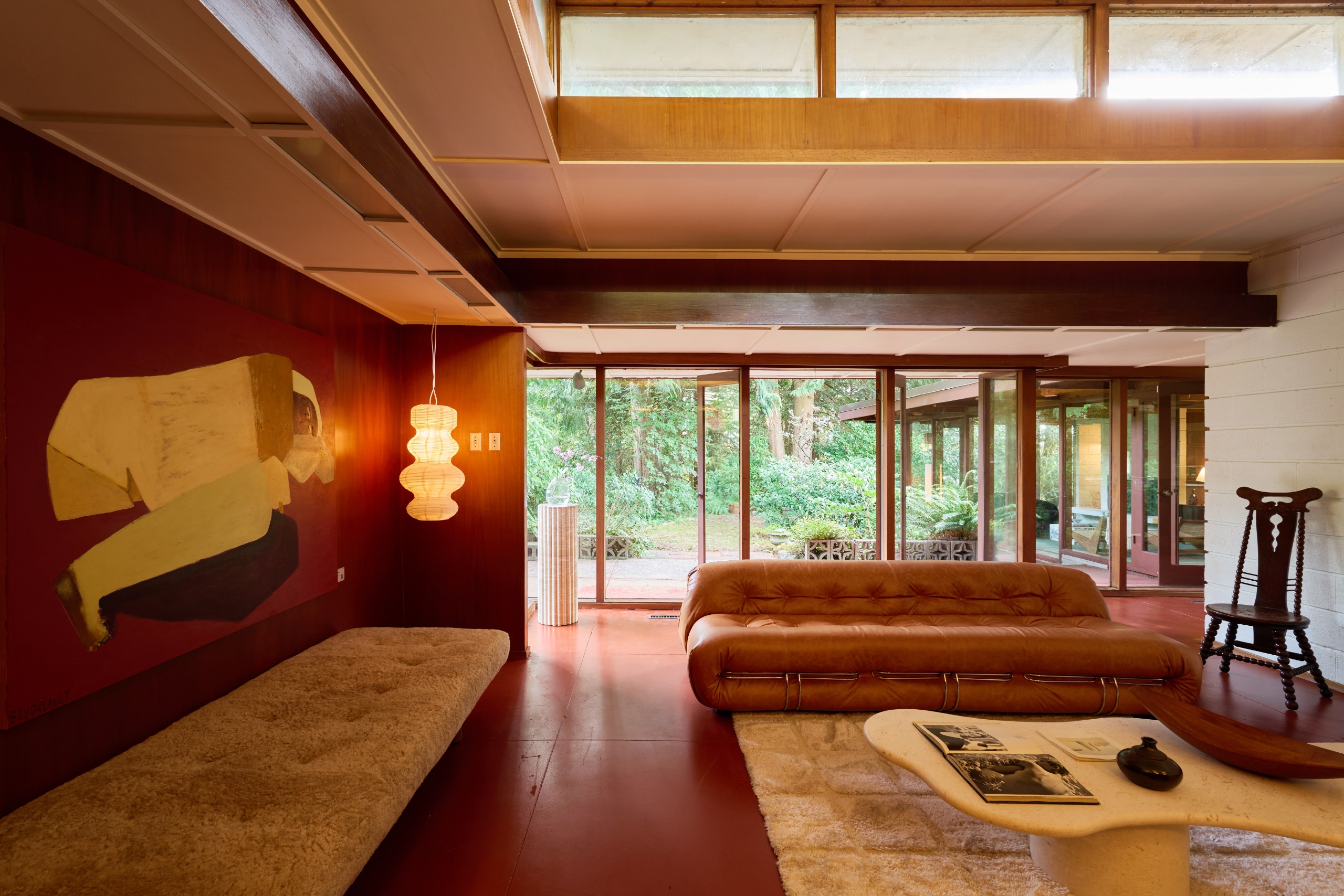 Fred Hollingsworth's Mahogany House in Canyon Heights, 1952