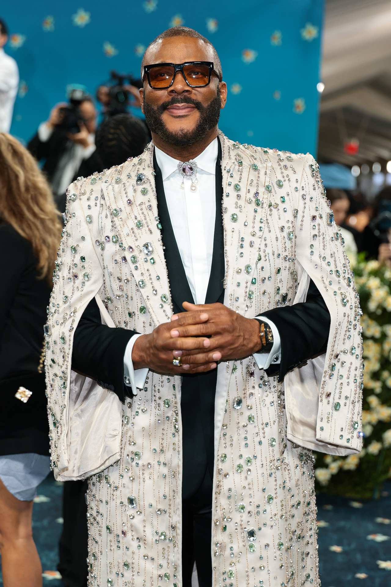 NEW YORK, NEW YORK - MAY 05: Tyler Perry attends the 2025 Met Gala Celebrating "Superfine: Tailoring Black Style" at Metropolitan Museum of Art on May 05, 2025 in New York City. (Photo by Dimitrios Kambouris/Getty Images for The Met Museum/Vogue)