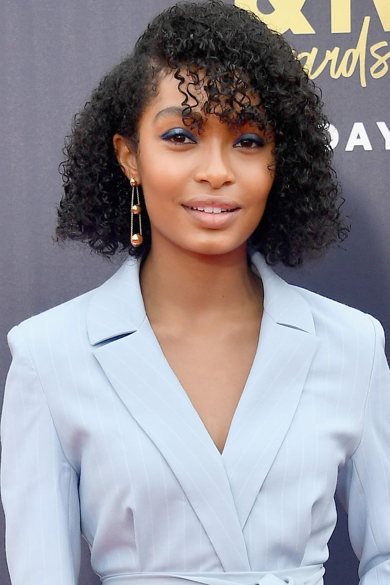 santa monica, ca june 16 actor yara shahidi attends the 2018 mtv movie and tv awards at barker hangar on june 16, 2018 in santa monica, california photo by frazer harrisongetty images
