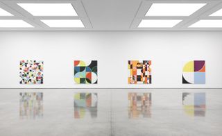 Sarah Morris’ exhibition at White Cube Bermondsey