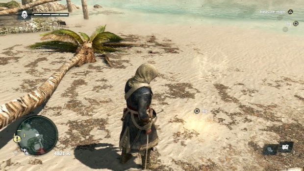 Black Flag Buried Treasure No. 2 location