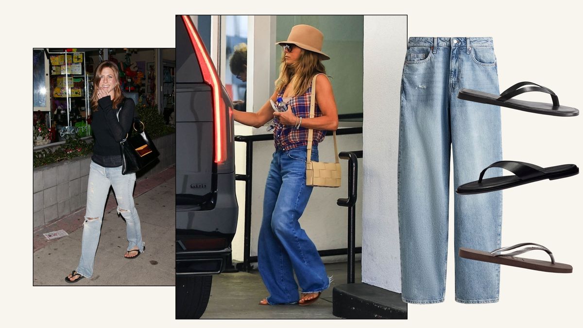Aged 35 or 56—Jennifer Aniston's Timeless Jeans-and-Sandals Pairing Always Works