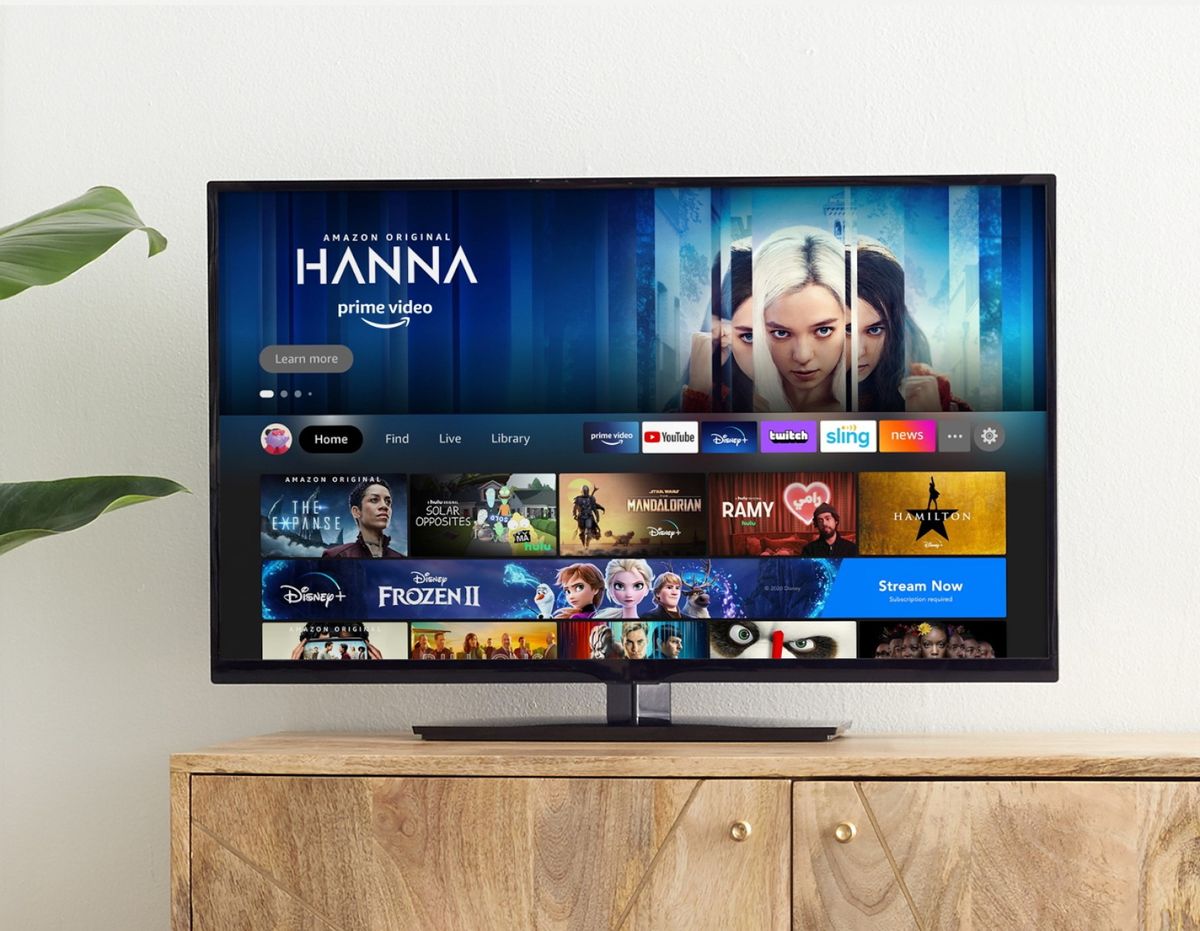 The new Amazon Fire TV user interface.