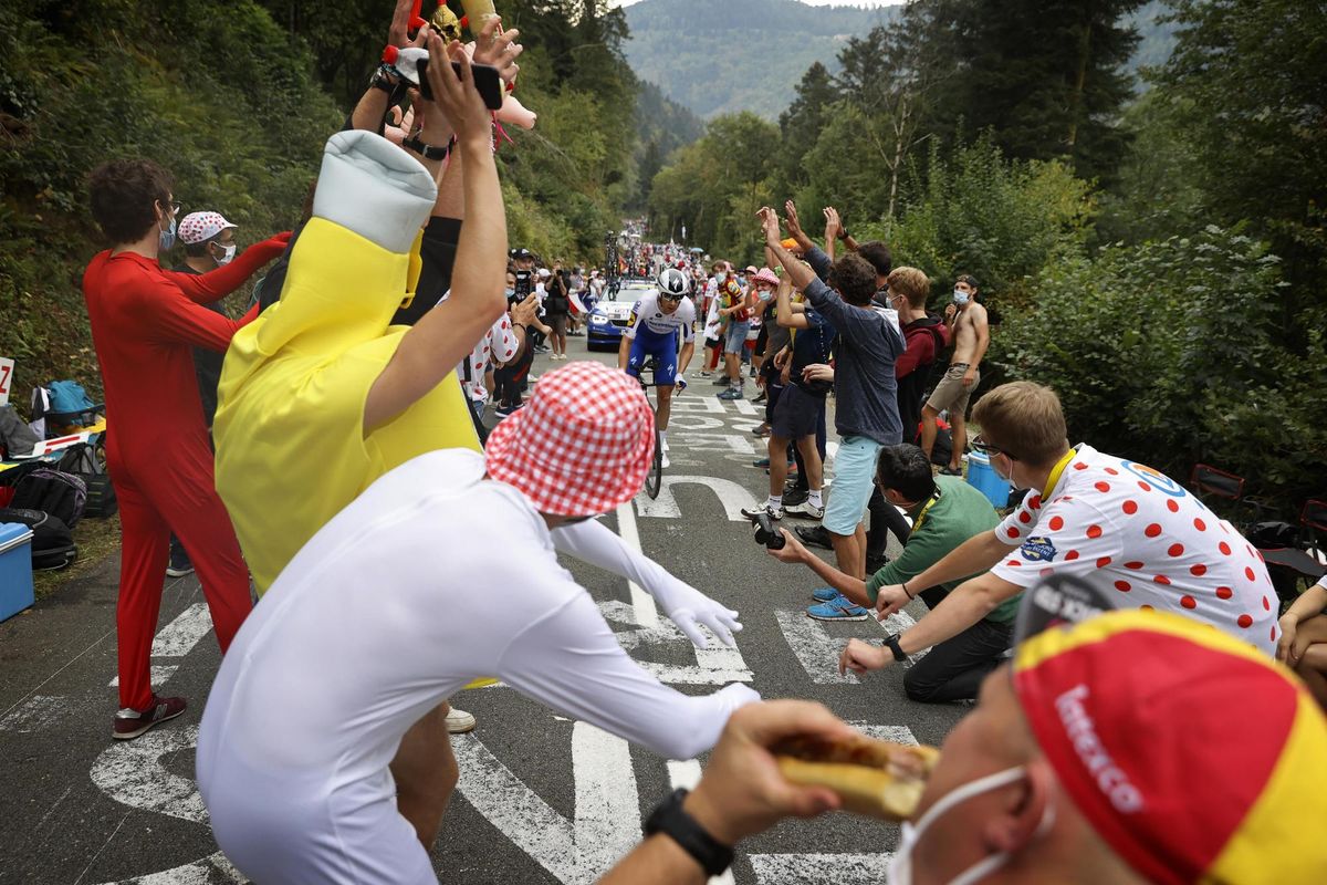 Tour de France 2020 107th Edition 20th stage Lure La Planche des Belles Filles 362 km 19092020 Scenery Tim Declercq BEL Deceuninck Quick Step photo Luca BettiniBettiniPhoto2020