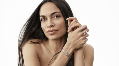 Pandora Brilliance Collection - Modelled by Rosario Dawson