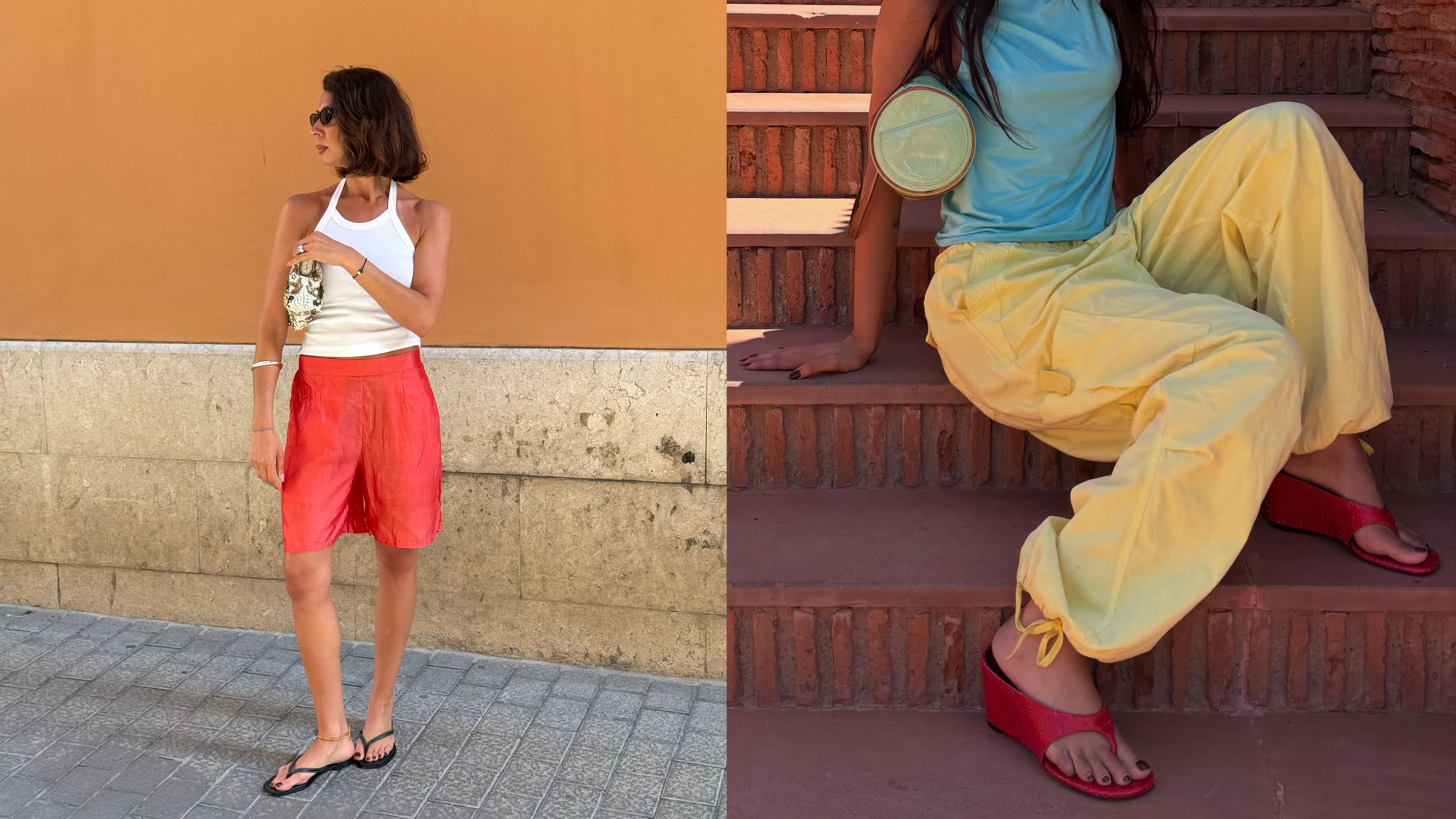 Fashion influencers wearing summer 2026 trends.