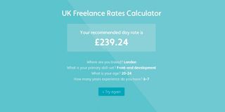 UK agency Mud's Freelance Rates Calculator shows that UK rates vary depending on location