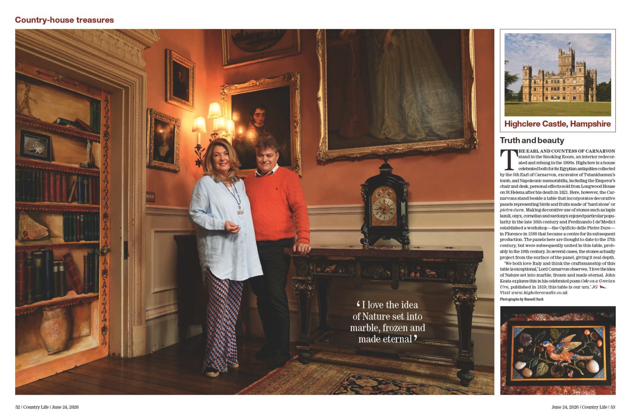 Spreads from Country Life June 24, 2026