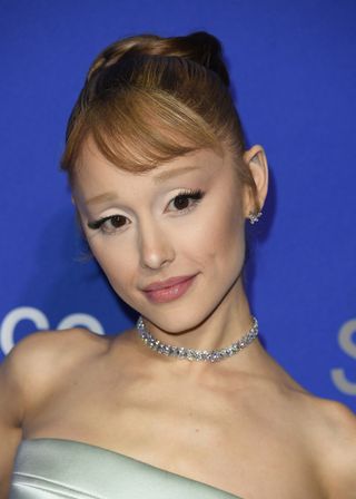 Ariana Grande arrives at the 36th Annual Palm Springs International Film Festival Film Awards at Palm Springs Convention Center on January 03, 2025 in Palm Springs, California