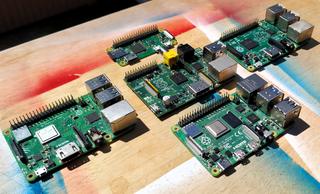 Raspberry Pi Boards of Various Generations