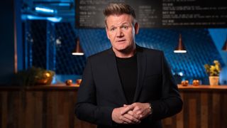 Gordon Ramsay in an all-black outfit for Future Food Stars