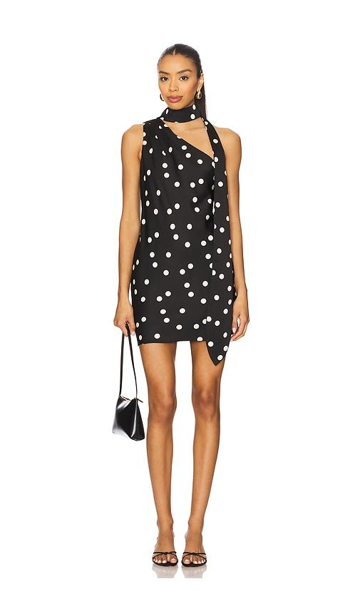 Gloss Scarf Mini Dress