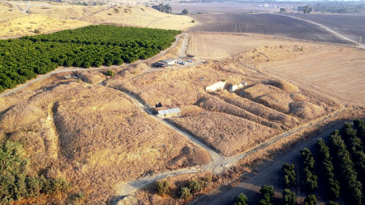 The Ubeidiya site seen from above