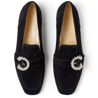 comfy flat shoes for women with a buckle detail