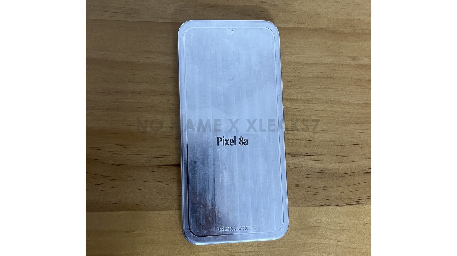 A leaked dummy unit of the Pixel 8a