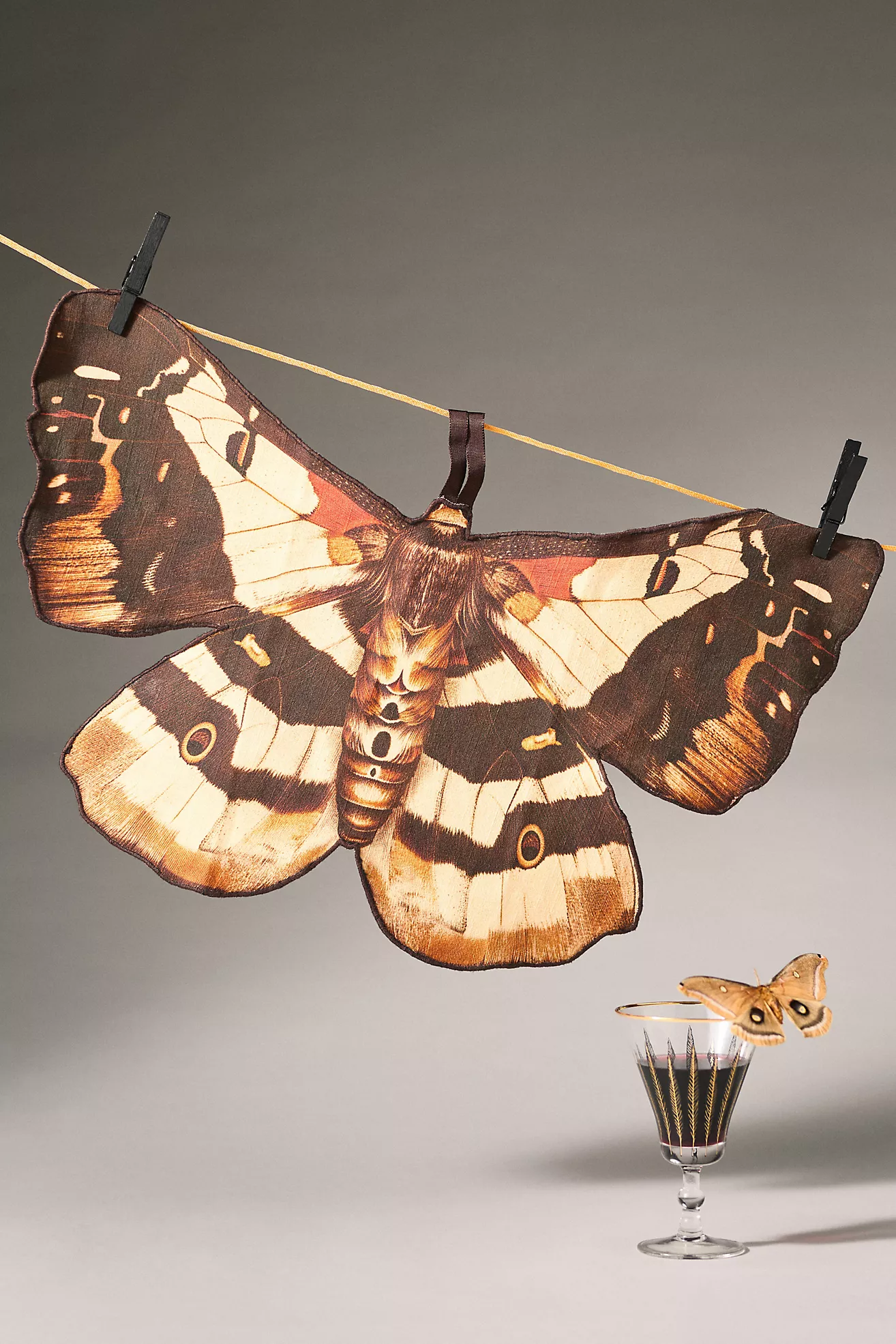 Catherine Martin Midnight Creatures Moth Dish Towel