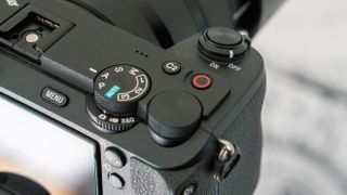 the buttons on the top of the sony a6700