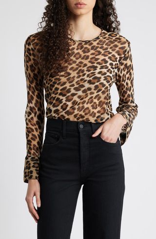 Stark Leopard Print Top