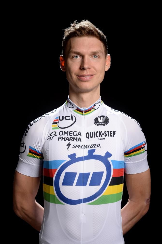 Tony Martin shows off his rainbow stripes