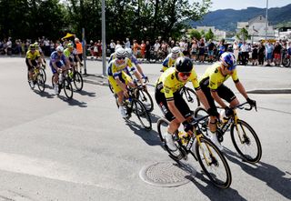 2024 Tour of Norway: Wout van Aert (r) during the race