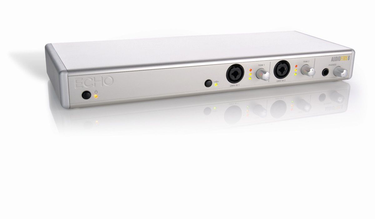 The sleek exterior is only broken by the inputs and outputs.