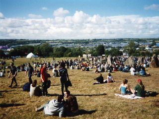 Evidence that the sun sometimes shines at Glastonbury