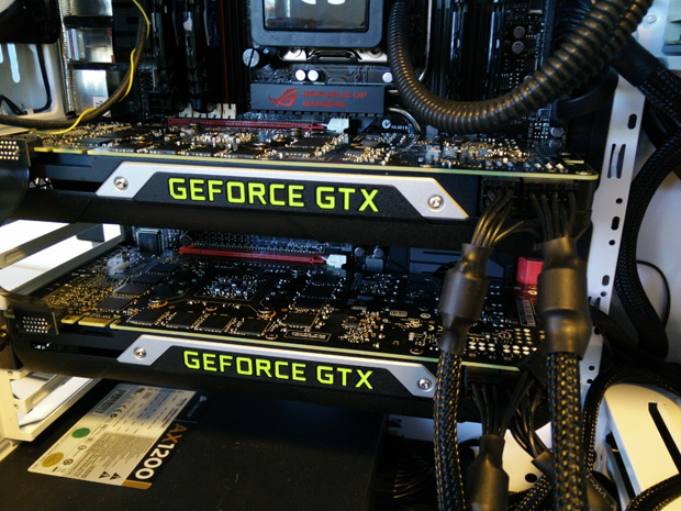 Nvidia Geforce Gtx Titan X Sli Benchmarks Updated Pc Gamer