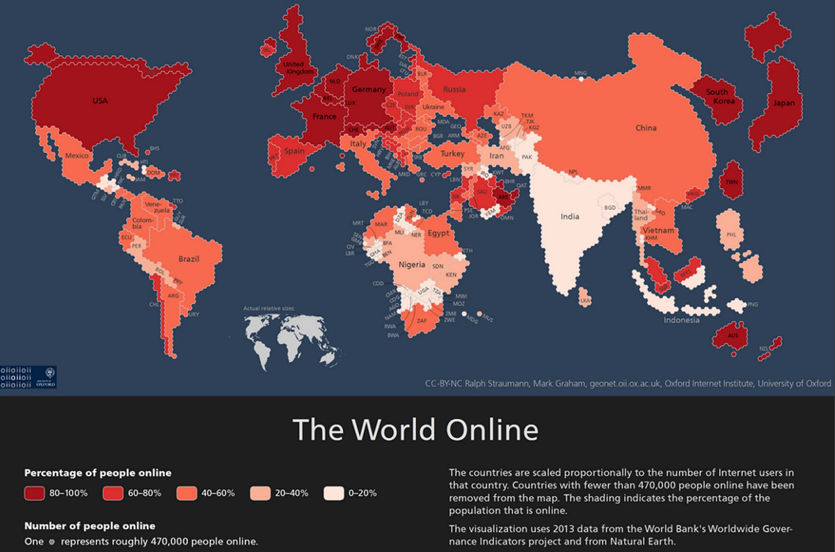 World map resized to show adoption by country ITProPortal