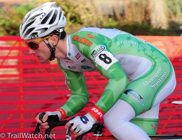 Luke Keough (Champion Systems) wearing the U-23 leaders jersey