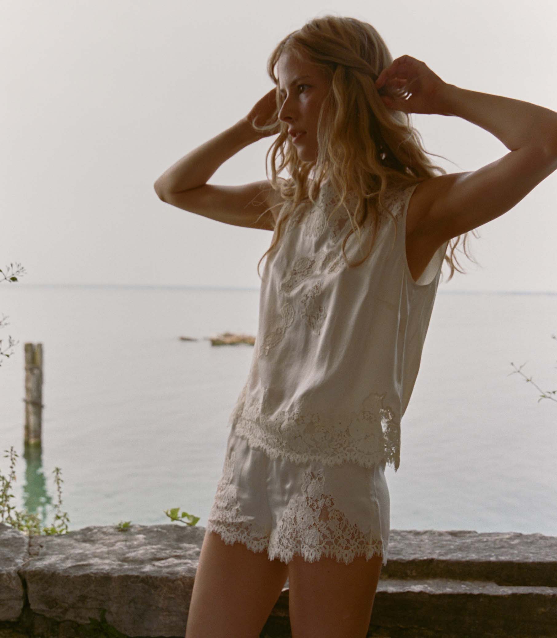 Viviane Top -- Sea Salt