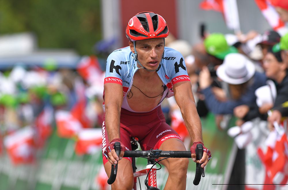 Simon Spilak (Katusha-Alpecin) at stage 7 Tour de Suisse