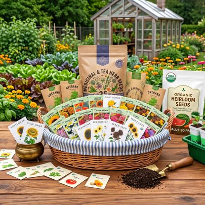 AI generation showcase of seed bundles available on Amazon Prime Day