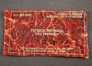 meat business cards