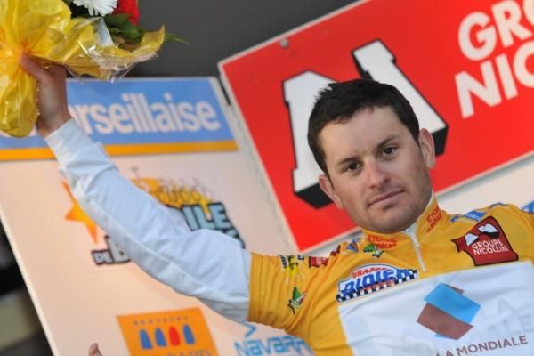 Anthony Ravard (Ag2r-La Mondiale) in the points jersey