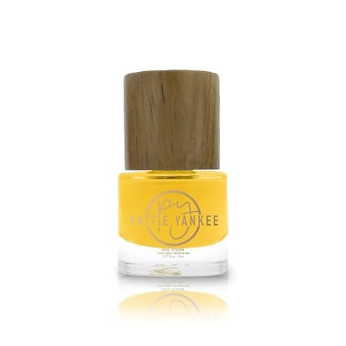 Pattie Yankee Products Nail Polish, Vegan, 10-Free Formula, Cruelty Free, Non-Toxic, Nail Hydrating Polish (bright Yellow)