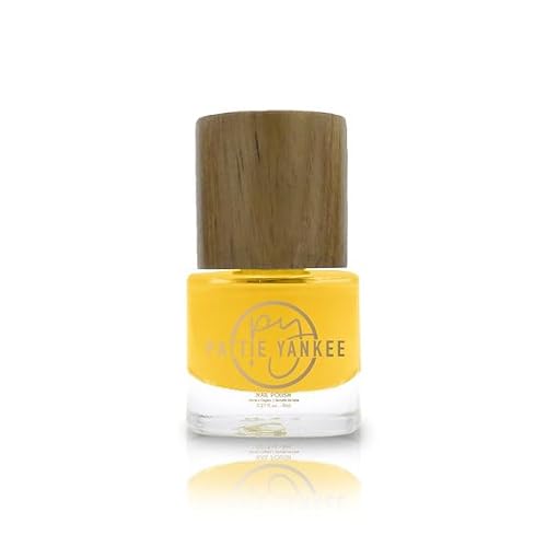 Pattie Yankee Products Nail Polish, Vegan, 10-Free Formula, Cruelty Free, Non-Toxic, Nail Hydrating Polish (bright Yellow)