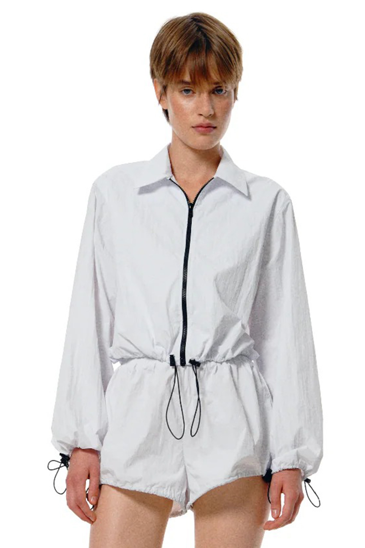 KRIS MAR&amp;Aacute;N Bomber Jacket With Contrast Zipper