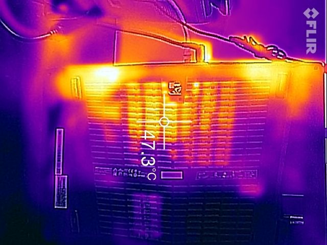 MSI GT72S Load Temperatures - Bottom-Upper-Middle
