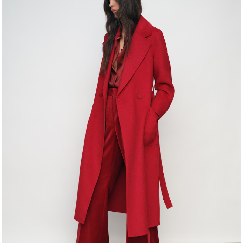 Reiss, Lucia Wool-Blend Double-Breasted Blindseam Coat