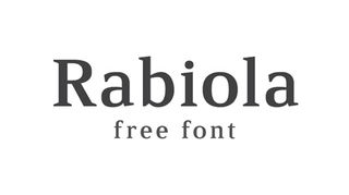 Free fonts: Rabiola